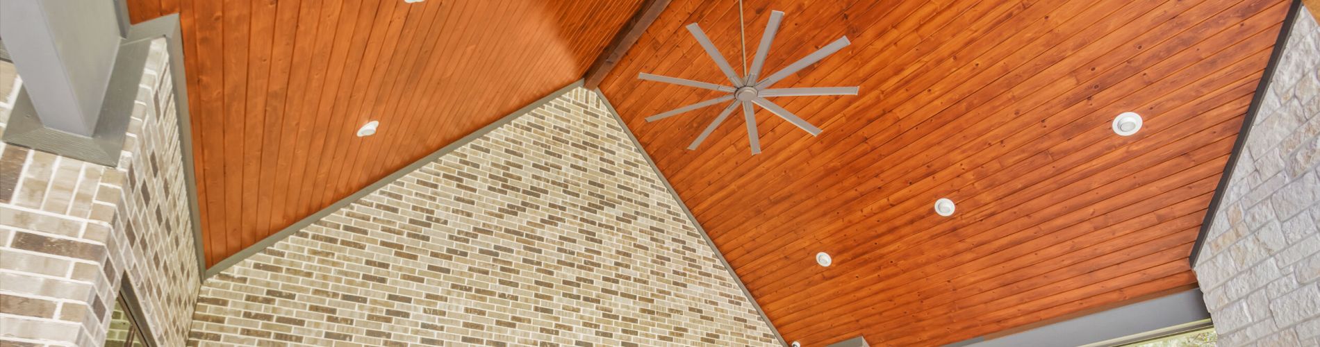 Painting middle pic patio ceiling